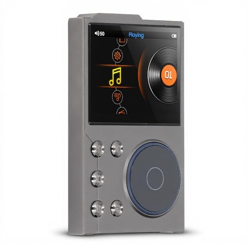 BT 5.3����HiFi MP3�v���[���[�A���X���XDSD DAC FLAC�v���[���[�A�f�W�^���I�[�f�B�I���y�Đ��A���𑜓x�|�[�^�u���I�[�f�B�I�v���[���[�B