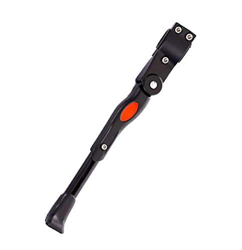 Yデパートセンター55? 長さ調整可能 自転車キックスタンド 20-27インチ対応 サイドスタンド 汎用 マウンテンバイク ロードバイク クロスバイク (ブラック)