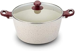 NAVA - garnek aluminiowy 28 cm z powłoką ceramiczną i nieprzywierającą do przygotowywania potraw bez tłuszczu.