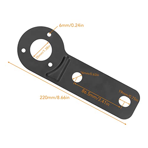 Suporte de Soquete de Reboque, Conector de Fio de Reboque 7 Pinos Placa de Montagem de Soquete para