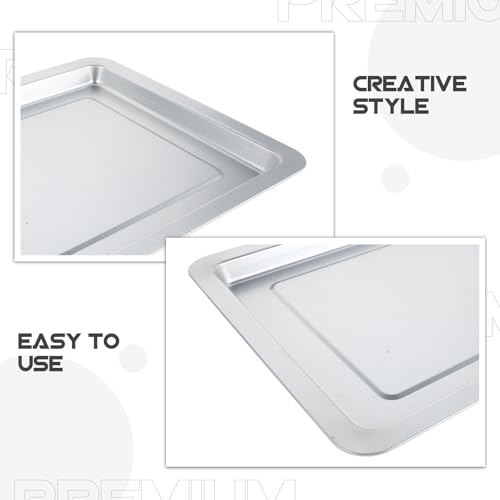 Bandeja rectangular de hierro para horno adecuada para cocinar alimentos 4