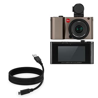 BoxWave Cable Compatible with Leica TL2 - DirectSync - USB 3.0 A to USB 3.1 Type C, USB C Charge and Sync Cable - 6ft - Black