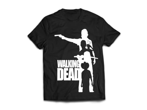 Ultrav Store, Camiseta Masculina The Walking Dead S&eacute;rie Cor:Preta;Tamanho:G