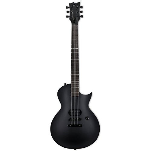 ESP LTD EC-Black Guitare électrique en métal Noir satiné - Les Beatles, Paul McCartney, John Lennon, RIngo Starr, George Harrison ESP LTD EC-Black Guitare électrique en métal Noir satiné – Image 3