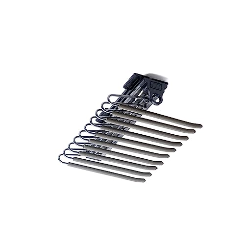 Porte-pantalons rétractable coulissant en aluminium pour dressing