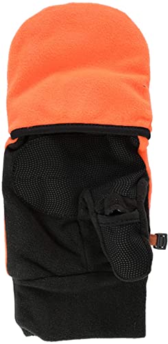 Manzella Men's Fleece Cold Weather Convertible Hunting Gove With Thinsulate, Orange, X-Large #TOP5