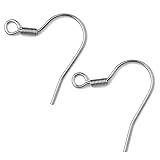 Taille: 17 * 20mm MOXIOU ER 60pcs Acier Inoxydable Pur 17 * 20mm Crochet d\'oreille jamais fané Accessoires Boucles d\'oreilles D42