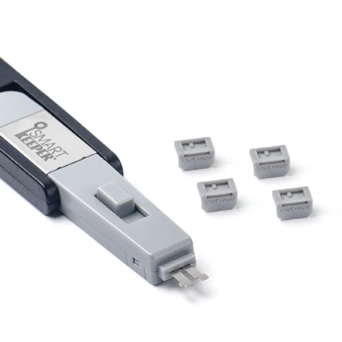 Mini Display Port Blockers SmartKeeper con llave gris seguridad informática para puertos