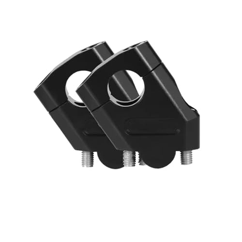 Rehausseur de guidon moto 22mm noir CNC pour Zontes G1 125 et 125X