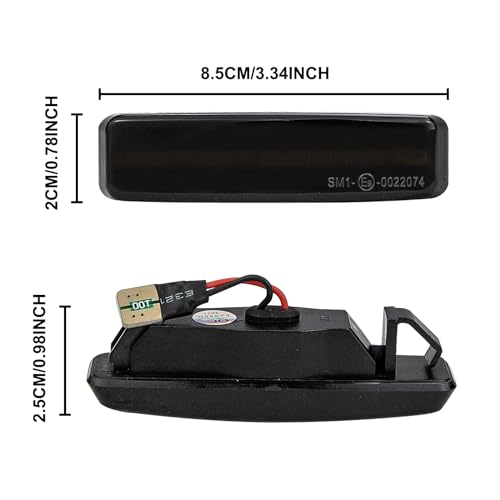 Intermitentes dinámicos BMW E39 para solucionar luces laterales opacas humo 7