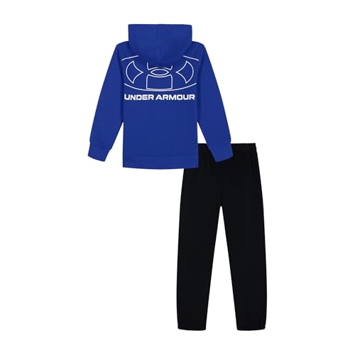 Image of Under Armour Boys' 2-Piece Hoodie Set, Full Zip Sweatshirt and Fleece Pants