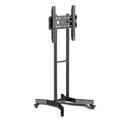 Soporte de TV portátil para piso ajustable y móvil miniatura 1