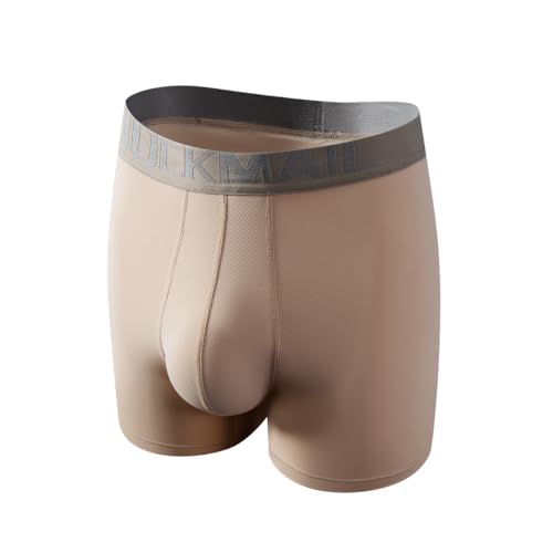 JOCKMAIL Mens Boxer Shorts Modal Soft Mens Underwear with Dual Pouch Trunks and Fly Micro-Separate Pouches
