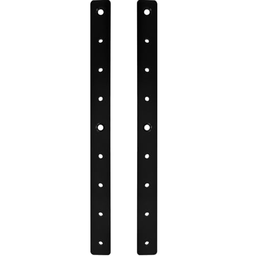 Image of IFCASE Steel VESA Extension Brackets for Monitor Ceiling /Wall Mounts, Adjustable Heavy Duty 100mm 75mm VESA Extender Arms Plate Bracket (Black)