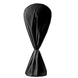 Khakho Vertical Fan Dust Protection Cover, Vertical Floor Fan All Inclusive Dust Cloth Protection Electric Fan (Black)