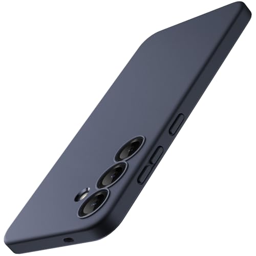 Image of JETech Slim Fit Cover TPU Case for Samsung Galaxy S25 Plus 5G, Camera Lens Full Protection, Soft TPU Thin Protective Phone Cover with Matte Finish, Shockproof (Dark Blue)