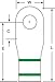 3M SCOTCHLOK LARGE GAUGE RING TONGUE, COPPER NON-INSULATED SEAMLESS MC1-516RX, STUD SIZE 5/16