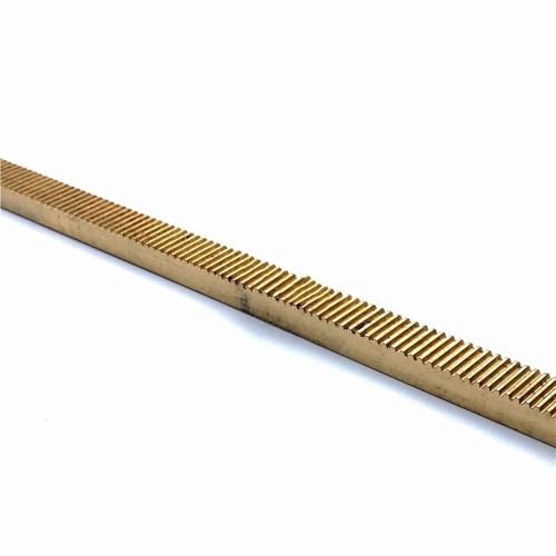 GuidNaurys Cremallera de dientes helicoidales de cobre, módulo 0,5, 5 mm, 8 mm de ancho, transmisión manual con cremallera de dientes helicoidales Transmisión(8x6x540mm)