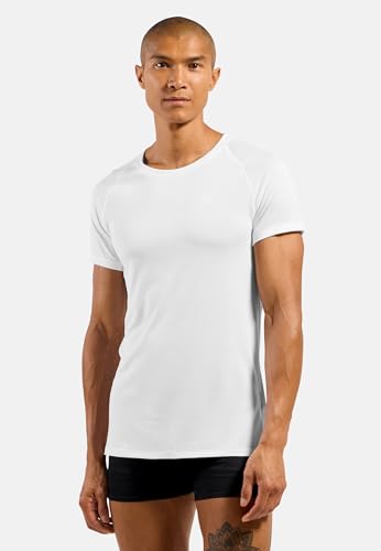 Odlo Unterhemd Herren Kurzarm Active F-Dry Light I Funktionsshirt I Funktionsunterwäsche