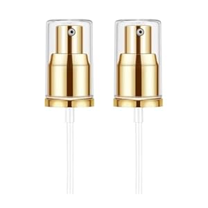Chris.W 2Pack Foundation Pump Fit for Estee Lauder Double Wear Foundation DW Replacement Pump(Gold)