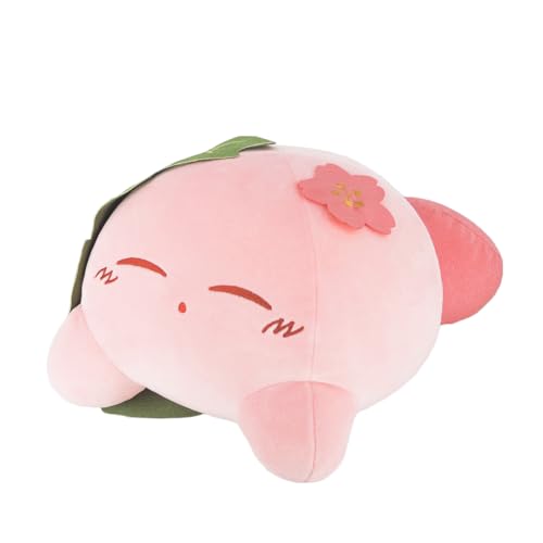 三英貿易(Sanei Boeki) 星のカービィ ふわふ和コレクション カービィ桜もちぬいぐるみ (M) W25.5×D33×H17cm ぬいぐるみ KFW03
