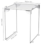 Locker Shelf 2 Pack - Organizer for School Gym Office - White 12“ - Image 2