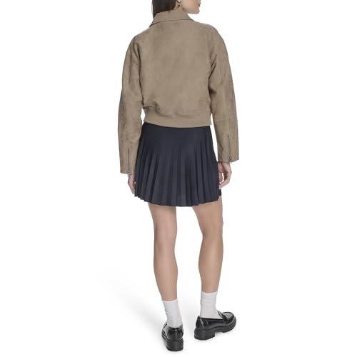 Image of Levi's Women's Faux Leather Bomber With Laydown Collar