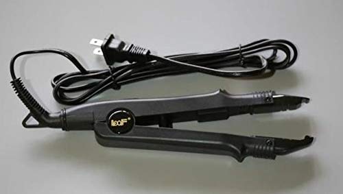 Miniatura 3 de "JR611-Black-A Set" - Herramienta de termostato de extensión de cabello de fusión PTC de hierro sin rastro, alicates de calefacción, conector de