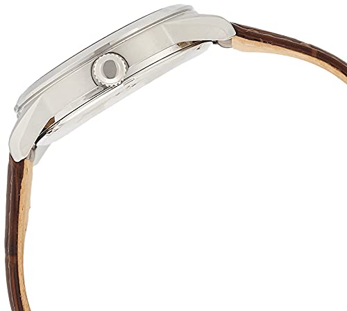 SEIKO Watch for Men - Essentials - with Day/Date Calendar, LumiBrite Hands and Markers, Leather Bracelet, 100m Water-Resistant - Image 6