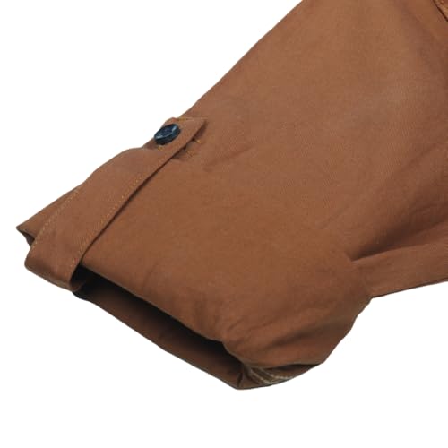 Image of Kids Stylish Solid Cotton Spread Collar Regular Fit Shirt|| Formal Boys Shirt || Casual Wear Buttoned Shirt for Boys Dark Brown