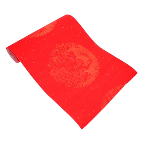 Papel rojo de caligrafía china PRETYZOOM para manualidades y decoración de Año Nuevo