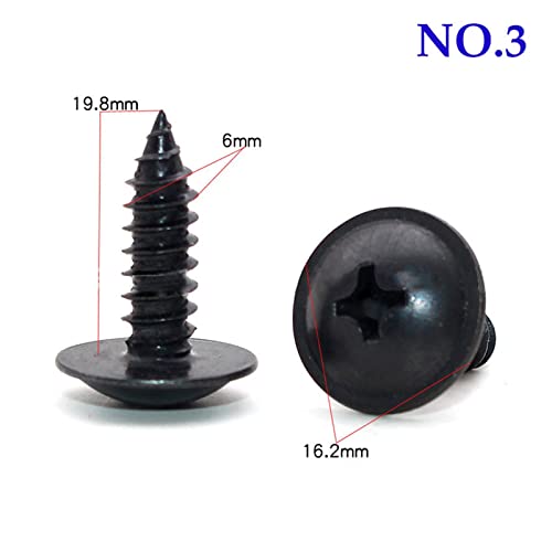 Vis à Tête Hexagonale 6mm et Torx 5mm : Finis les Bruits de Garde-boue Mal Fixés sur Route - 5