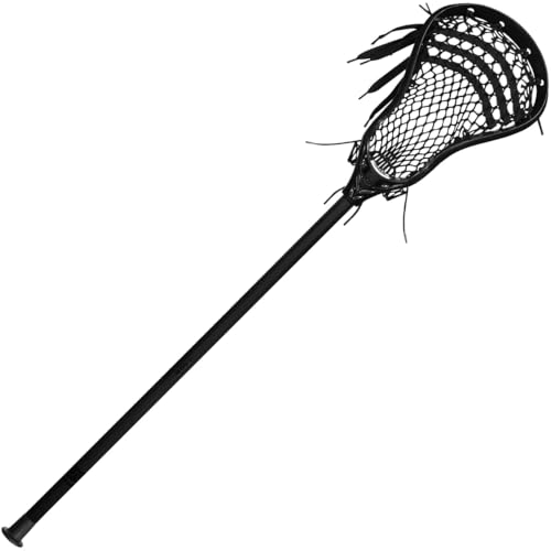 PG Sports Warrior Burn Junior Complete Lacrosse Stick, 37" (Black)