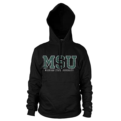 Sweat à capuche MSU contre le froid vêtement confortable noir S