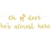 Oh Deer Baby Shower Decorations Oh Deer He's Almost Here Banner Pre-Strung Woodland Fall  Boy Baby Shower Gender Reveal Party Supplies Decorations