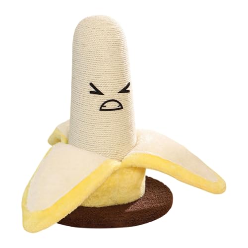 MYCENSE Cat Scratching Post Grinding Paws Training Interactive Toy Banana Shaped Scratcher Frame Claw Scratcher for Indoor Cats