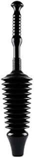 Master Plunger MP1600 1.6 Gallon Low Flush Toilet Plunger with Funnel Nose Design, Black