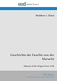 marwitz brillen  Geschichte der Familie von der Marwitz: [Reprint of the Original from 1929]