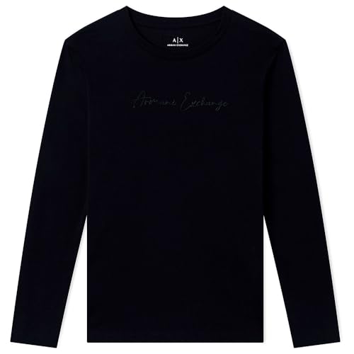 T-Shirt Armani Exchange Femme Manches Longues contre la Mi-Saison
