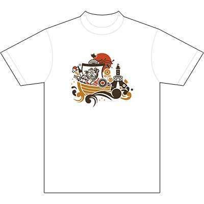 Summer Pockets 鳥白島 Tシャツ Lサイズ Amazon.co.jp: C95 Summer Pockets 鳥白島観光セット Tシャツ