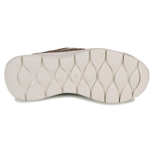 Skechers Herren Go Walk Flex Up Hands Free Slip-ins Sneaker, Braun, 50.5 EU Weit – Ansicht 3