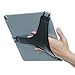 TFY Hand Strap Holder Finger Grip with Soft PU, Compatible with iPad Pro 12.9" and More (Black)