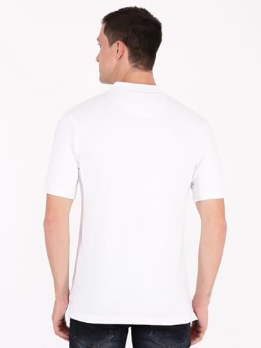 Image of Macroman M-Series Fashion Half Sleeve Polo Core Casual T-Shirt for Men, Cotton Blend, Pack of 1