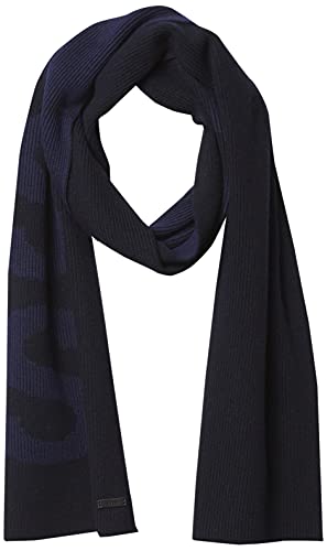 BOSS womens Bold Vertical Logo Cotton Mix Scarf