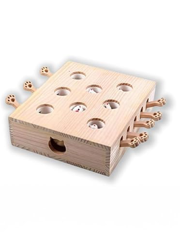 ?仙儿モグラたたき猫おもちゃ段ボール紙猫ひっかき板猫小屋独楽しみインタラクティブ退屈解消猫おもちゃ猫を楽しませるおもちゃ (ネズミモデル)