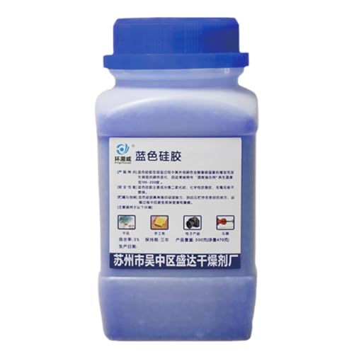Absorbedores de humedad de gel de sílice,Deshumidificador desecante de gel de sílice - Absorbedor de humedad reutilizable - Cuentas indicadoras azules, cuentas absorbentes de para cámara,