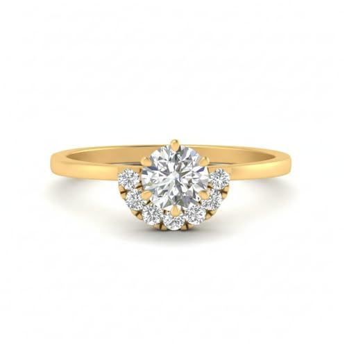 Bague de fiançailles diamant couronne, le cadeau d'amour idéal