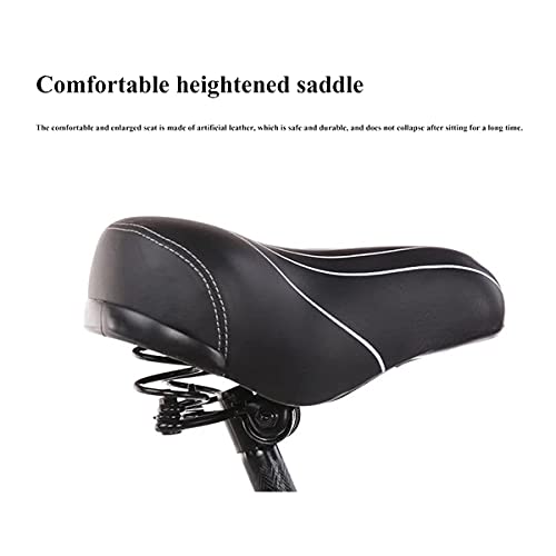 ZJZ Volwassen driewielers met 3-wielige fiets koolstofstaal trike fiets voor winkelen picknick buitensporten mannen… - Afbeelding 7