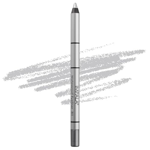 IMPALA | Wasserdichter cremiger Eyeliner Silber 311 | Präziser Strich oder rauchiger Effekt | Dichte, cremige Textur, leicht aufzutragen | Intensive, lang anhaltende und wasserfeste Farbe