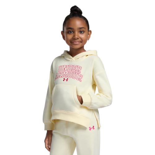Image of Under Armour Girl's 2-piece Fleece Sweatshirt and Sweatpants Set, Soft & Comfortable